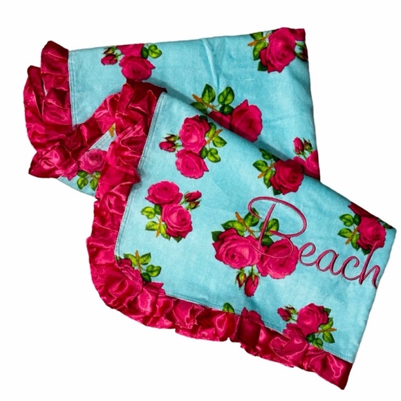 NWT beach bunny garden of Eden beach towel size XL - Picture 5 of 9